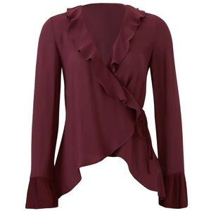 CHARLI Gabriella Wrap Blouse